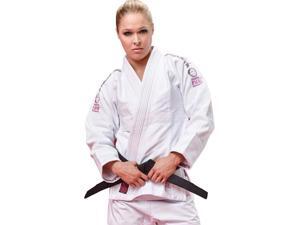 Fuji Sports Pink Blossom BJJ GI - W4 - White/Pink Fuji Sports Pink Blossom BJJ GI - W4 - White/Pink