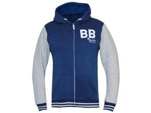 Bad Boy Kid's Varsity Hoodie - Small - Gray/Blue Bad Boy Kid's Varsity Hoodie - Small - Gray/Blue