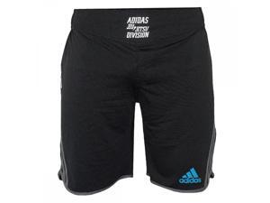 Adidas Grappling Drawstring MMA Shorts - Large - Black/Beluga/Blue Adidas Grappling Drawstring MMA Shorts - Large - Black/Beluga/Blue