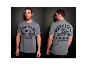 Roots of Fight Mike Tyson Brooklyn's Own 1986 T-Shirt - Small - Gray Roots of Fight Mike Tyson Brooklyn's Own 1986 T-Shirt - Small - Gray