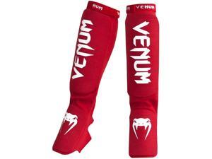 Venum Kontact Slip-On Shin and Instep Guards - Red Venum Kontact Slip-On Shin and Instep Guards - Red