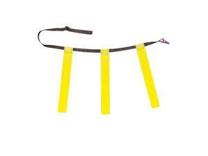 Champion Sports Triple Flag Football Belts - Yellow Adult, Set of 12 Champion Sports Triple Flag Football Belts - Yellow Adult, Set of 12