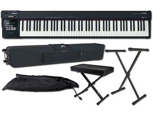 Roland A-88 88-key MIDI Keyboard Controller Package Roland A-88 88-key MIDI Keyboard Controller Package