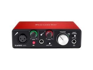 Focusrite Scarlett Solo 2nd Gen 2-in/2-out USB 2.0 Audio Interface Focusrite Scarlett Solo 2nd Gen 2-in/2-out USB 2.0 Audio Interface