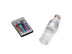 16 Color 5 Watt E27 Cylindrical Light Bulb with Remote 16 Color 5 Watt E27 Cylindrical Light Bulb with Remote