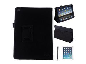 HDE iPad Air 2 Case Leather Folding Magnetic Cover Rotating Stand + Screen Protector + Stylus (Black) HDE iPad Air 2 Case Leather Folding Magnetic Cover Rotating Stand + Screen Protector + Stylus (Black)