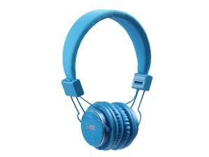 On Ear Bluetooth Studio Headphones Wireless Music Rechargeable With Hands Free Microphone - Blue On Ear Bluetooth Studio Headphones Wireless Music Rechargeable With Hands Free Microphone - Blue