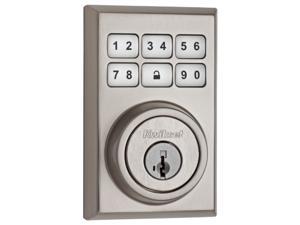 Kwikset SmartCode 910 Zigbee Contemporary Style Deadbolt with Home Connect, Satin Nickel (99100-055) Kwikset SmartCode 910 Zigbee Contemporary Style Deadbolt with Home Connect, Satin Nickel (99100-055)