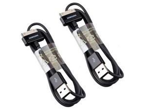 Lot of 2 New OEM Samsung Galaxy Tab Data Cable Charging USB to 30 Pin For Samsung Galaxy Tab 2 7.0, 7.0 Plus, 7.7, 8.9, 10.1, Note 10.1, Tab SGH-i987 SCH-i800 SPH-P100 SGH-T849 Lot of 2 New OEM Samsung Galaxy Tab Data Cable Charging USB to 30 Pin For Samsung Galaxy Tab 2 7.0, 7.0 Plus, 7.7, 8.9, 10.1, Note 10.1, Tab SGH-i987 SCH-i800 SPH-P100 SGH-T849