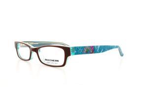 SKECHERS Eyeglasses SK 1500 Brown Teal 45MM SKECHERS Eyeglasses SK 1500 Brown Teal 45MM