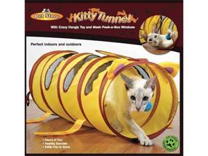 Pet Store Kitty Tunnel w/ Dangly Ball and Mesh Peek-a-Boo Windows Pet Store Kitty Tunnel w/ Dangly Ball and Mesh Peek-a-Boo Windows