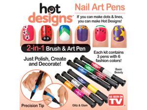 Hot Designs Nail Art Pens- Glitz and Glam Colors Hot Designs Nail Art Pens- Glitz and Glam Colors
