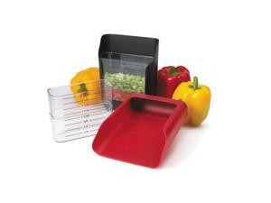 Chefs Planet Prep Taxi Measuring Scoop, Red Chefs Planet Prep Taxi Measuring Scoop, Red