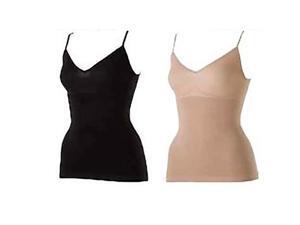 Belvia Comfia Cami Body Shaper 2pack Black/ Nude Small Belvia Comfia Cami Body Shaper 2pack Black/ Nude Small