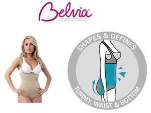 Belvia Shapewear Slimming Bodysuit, Beige (XXX-Large) Belvia Shapewear Slimming Bodysuit, Beige (XXX-Large)