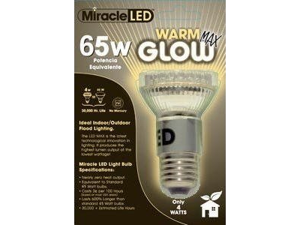 Miracle LED Warm Max Glow Bulb (65w Equivalent) Miracle LED Warm Max Glow Bulb (65w Equivalent)
