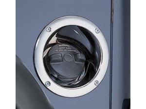 Rugged Ridge 11135.25 Gas Tank Filler Cover, Chrome, 97-06 Jeep Wrangler Rugged Ridge 11135.25 Gas Tank Filler Cover, Chrome, 97-06 Jeep Wrangler