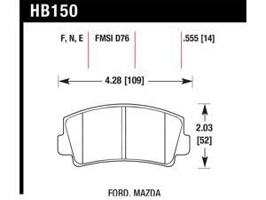 Hawk Performance HB150E.555 Disc Brake Pad Hawk Performance HB150E.555 Disc Brake Pad