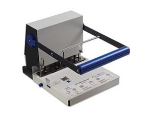 Heavy-Duty 3-Hole Punch 9/32" 300-Sht Cap. Platinum Heavy-Duty 3-Hole Punch 9/32" 300-Sht Cap. Platinum