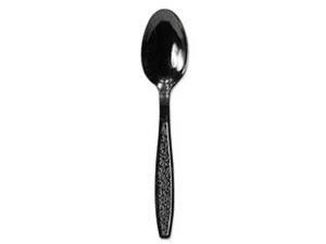 SOLO Cup Company GDR7TS Guildware Heavyweight Plastic Teaspoons, Black, 1000/Carton, 1 Carton SOLO Cup Company GDR7TS Guildware Heavyweight Plastic Teaspoons, Black, 1000/Carton, 1 Carton