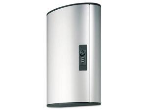 Locking Key Cabinet 36-Key Brushed Aluminum Silver 11 3/4 x 4 5/8 x 11 Locking Key Cabinet 36-Key Brushed Aluminum Silver 11 3/4 x 4 5/8 x 11