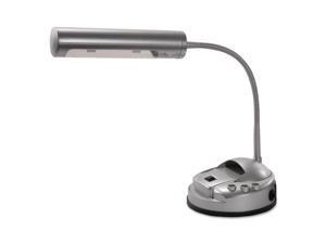 Full Spectrum Organizer Desk Lamp 15" High Silver Full Spectrum Organizer Desk Lamp 15" High Silver