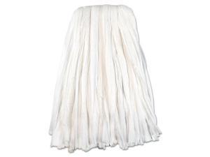Nonwoven Cut End Edge Mop Rayon/Polyester 20oz White 12/Carton Nonwoven Cut End Edge Mop Rayon/Polyester 20oz White 12/Carton