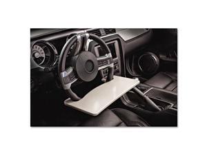 Automobile Steering Wheel Attachable Work Surface, Gray Automobile Steering Wheel Attachable Work Surface, Gray