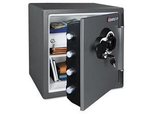 Combination Water/Fire Resistant Safe 1.23 ft3 16 3/8 x 19 3/8 x 17 7/8 Gray Combination Water/Fire Resistant Safe 1.23 ft3 16 3/8 x 19 3/8 x 17 7/8 Gray
