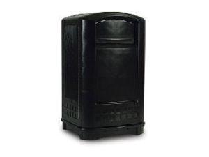Plaza Container 50 Gal,Black Plaza Container 50 Gal,Black