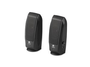Logitech S-120 2.0 Speaker System - 2.3 W RMS - Black Logitech S-120 2.0 Speaker System - 2.3 W RMS - Black