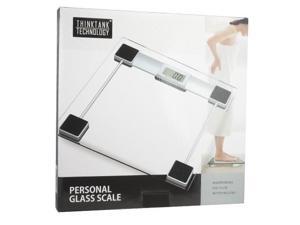 ThinkTank Technology Personal Scale w/ LCD Digital Display, Tap-On Technology & Tempered Glass Platform ThinkTank Technology Personal Scale w/ LCD Digital Display, Tap-On Technology & Tempered Glass Platform