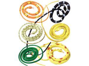 New Set of 12 Rubber 36" Coiled Rubber Prop Toy Snakes New Set of 12 Rubber 36" Coiled Rubber Prop Toy Snakes