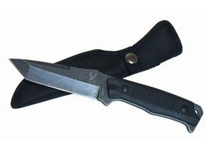 9" Stone Wash Blade Hunting Knife Full Tang G10 Handle with Sheath 9" Stone Wash Blade Hunting Knife Full Tang G10 Handle with Sheath