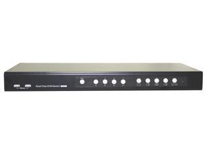 Qdin MVK- 401R 4-Port Multiview DVI USB KVM switch with Full Screen, Quadview, PiP, PAP video mode and one local console, one remote console Qdin MVK- 401R 4-Port Multiview DVI USB KVM switch with Full Screen, Quadview, PiP, PAP video mode and one local console, one remote console