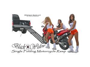 94.5" Black Widow Single Folding Arched Motorcycle Ramp 94.5" Black Widow Single Folding Arched Motorcycle Ramp