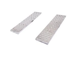 60" x 15" Aluminum 5,000 lb Car Trailer Ramps 27" Load Height Hook-End 60" x 15" Aluminum 5,000 lb Car Trailer Ramps 27" Load Height Hook-End