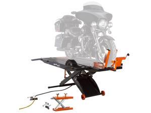 Black Widow ProLift Motorcycle Lift Table with Cruiser V-Twin Center Jack Black Widow ProLift Motorcycle Lift Table with Cruiser V-Twin Center Jack