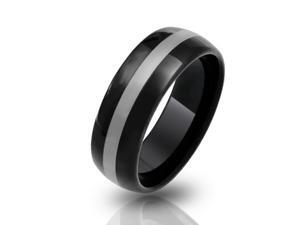 Bling Jewelry Black Curved Tungsten Wedding Band Ring 8mm Bling Jewelry Black Curved Tungsten Wedding Band Ring 8mm