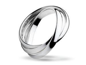 Bling Jewelry Unisex 925 Silver Rolling Triple Russian Wedding Band Ring Bling Jewelry Unisex 925 Silver Rolling Triple Russian Wedding Band Ring