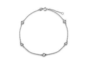 Bling Jewelry CZ by the Inch Sterling Silver Cubic Zirconia Anklet 9 Inch Bling Jewelry CZ by the Inch Sterling Silver Cubic Zirconia Anklet 9 Inch