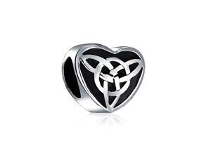 Bling Jewelry .925 Sterling Silver Celtic Knot Triquetra Heart Charm Pandora Compatible Bling Jewelry .925 Sterling Silver Celtic Knot Triquetra Heart Charm Pandora Compatible