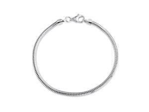 Bling Jewelry Sterling Silver Bracelet Snake Chain 3mm Bling Jewelry Sterling Silver Bracelet Snake Chain 3mm