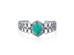 Bling Jewelry Nautical Rope Natural Compressed Turquoise 925 Silver Cuff Bling Jewelry Nautical Rope Natural Compressed Turquoise 925 Silver Cuff