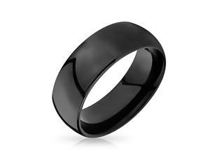Bling Jewelry Black Tungsten Mens Wedding Band Ring 8mm Bling Jewelry Black Tungsten Mens Wedding Band Ring 8mm