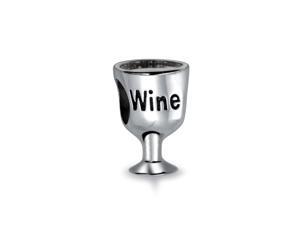 Bling Jewelry 925 Sterling Silver Wine Lover Wine Glass Bead Fits Pandora Charms Bling Jewelry 925 Sterling Silver Wine Lover Wine Glass Bead Fits Pandora Charms