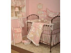 Cotton Tale Girls 4-piece Pink Crib Bedding Set in Heaven Sent Cotton Tale Girls 4-piece Pink Crib Bedding Set in Heaven Sent