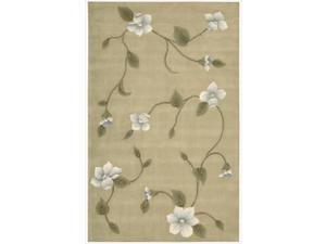 Nourison Hand-tufted Julian Light Gold Wool Rug (5'3 x 8'3) Nourison Hand-tufted Julian Light Gold Wool Rug (5'3 x 8'3)
