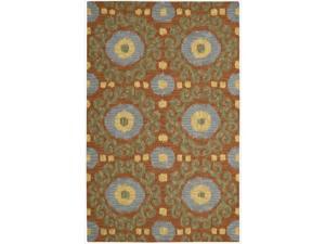 Nourison Hand-tufted Siam Rust Rug (3'6 x 5'6) Nourison Hand-tufted Siam Rust Rug (3'6 x 5'6)