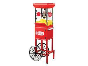 Nostalgia Electrics Coca-Cola Series 48-inch Old Fashioned Movie Time Popcorn Cart Nostalgia Electrics Coca-Cola Series 48-inch Old Fashioned Movie Time Popcorn Cart